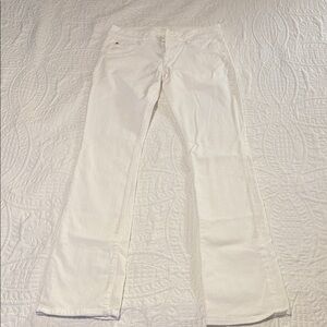 Hudson Jeans Women's Cream Beth Baby Boot Cut Jeans